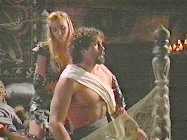So, how long you've been wearing the girl scout sash under your clothes, Ares?