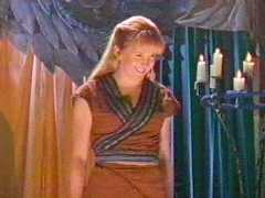 Yeah, and I get pregnant in the third season. HA! Next
you'll be saying the Pope is protestant.