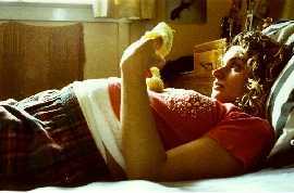 To h*ll with 'no crumbs in bed!' I'm pregnant and will do
whatever I want.