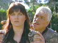 Xena.  I am Ares.  I mean, your father. 
D'oh!
