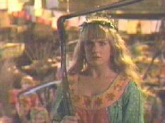 To make a few extra dinars, Gabrielle takes
over the night shift for...Death.