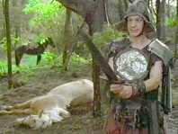 And if my sword doesn't scare you, there's always my breath!