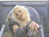 Callisto practices her 'kiss the ring' gesture.
