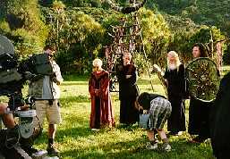 Start of the cut scene where Xena lets Seraphim die to the relief of everyone.