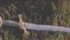 One of those rare moments Xena's sword isn't in her hand or scabbard