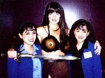 'Any comments about the prototype breast plate and
you two are dead meat...'