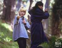 Lawless always tries to make a quick exit when O'Connor starts on her Shakespearian soliloquies