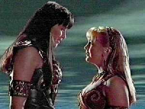 Don't even think about it, Gabrielle--I'm taller than you, my hair is darker than yours, and my bosom doesn't stick out as far.