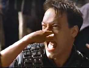If Xena had just pinched Joxer's 'second nose,' he would have been gone long ago.