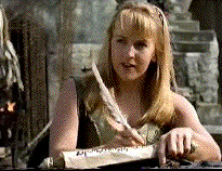 You think she'll autograph this scroll for me?