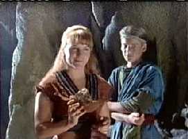 Now, Gabrielle's downfall was nutbread/Her favorite food, it was said/She was high as a kite/And at last saw the light/When she sobered, boy was her face red!