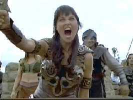 Another rare photo capture of a variation of the Xena scream