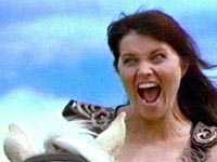 The famous Xena Scream