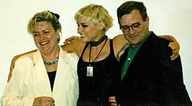 Hudson with parents