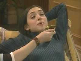 Since the blossoming triangle story line began, Eden Reigel has had to have some of her lines spoon fed to her