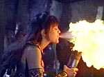 Xena breathing fire