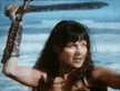 Xena with sword