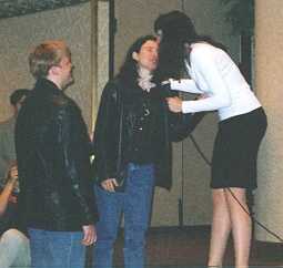 The audience held their breath, waiting for Lucy to turn into Bruce Campbell