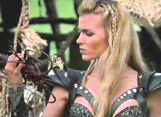 Callisto contemplates her next
costume.