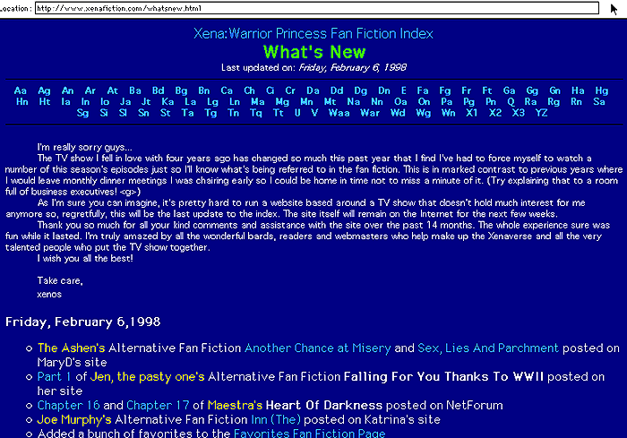 Alas, poor xenos, we barely knew ye.
