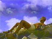 Hera has a taste for liver tonight.