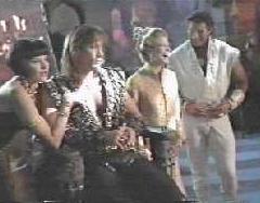 Reaction from the cast as the director drops trou