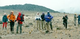Tanzanian cross-country skiing... without the skiis
