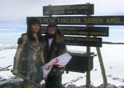 Easy for Xena to say - she rode piggyback all the way up