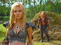 Hudson sets the very lifelike Iolaus action figure aside