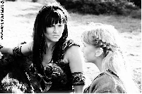 Back in the old days, when Xena and Gabrielle both had more hair.