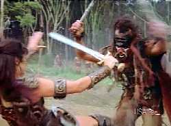 Xena briefly considered a career in hand-to-hand cosmetology