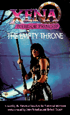 In the 'work smart not hard' department, note this book cover of Xena is simply the mirror image of the other book cover at the top of this article