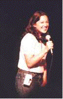 Outperforms Mary Hart on the perk-o-meter