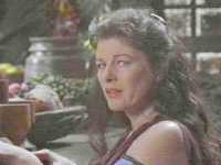 Cyrene expresses her disgust upon hearing there is
an exotic dancer in Los Angeles who goes by the name of 'Xena'.