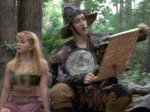 It says in the script right here -- you gotta kiss me!