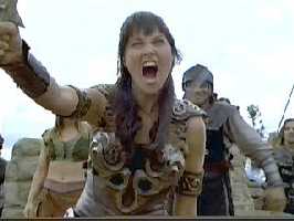 Xena's imitation of Mel Gibson in The Bounty.