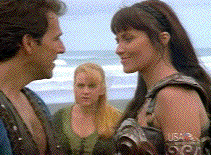 Back off, makeup boy!  She's mine!