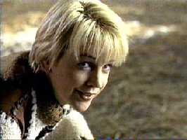 Gabrielle just realizes Xena's misplaced Argo