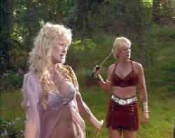 Aphrodite's unexpected Robert Plant imitation has Gab scratching her head