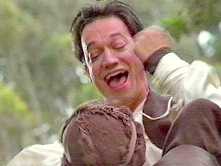 And this one's for picking on my haircut!