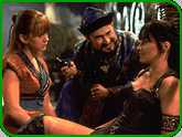 Sal looks Xena in the...eye